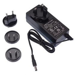 4.3A 15VDC International Plugtop Power Supply UK EU USA AU 2.1mm