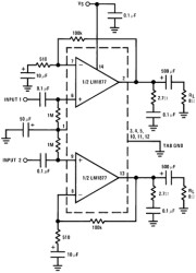 2-W, stereo, 6- to 24-V, analog input Class-AB audio amplifier