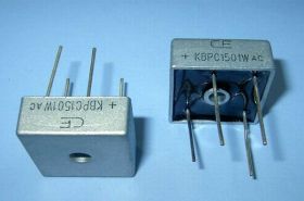 15A/100V PINY KWADRAT KBPC-1501W MOSTEK