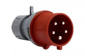 Wtyczka przenośna siłowa 32A 5p 400V IP44 F7.0005