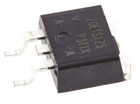 Dioda przełączająca D2PAK (TO-263), SMD 1 Pojedyncza