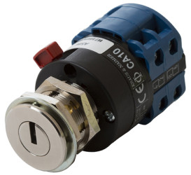 Wyłącznik kluczykowy, DP-CO, 20 A 2-Way, -5 → +55°C