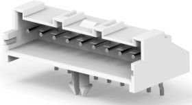 Pin header, 9 pole, pitch 2.5 mm, angled, natural, 1744446-9