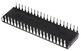 Mikrokontroler Microchip PIC16C PDIP 40-pinowy Otwór przezierny PIC 4K x 14 słów 8bit CAN: 4MHz RAM:192 B Ethernet: