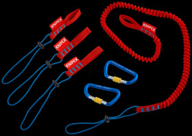 00 50 04 T BK Set with tether, adapter straps and carabiners