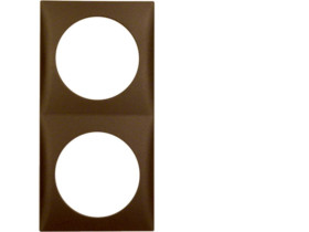 Integro Flow Ramka 2 podwójna brąz 918262511 HAGER