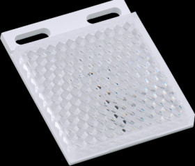 Reflector, 61 x 51.5 x 8 mm for reflected light barriers, E20744