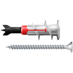 Fischer 545684 DuoBlade Drywall anchor set: self-drilling and Universal