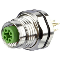 Metz Connect MMW370A1A1 PCB Terminal Socket 4-Pin IP67 Rail Use