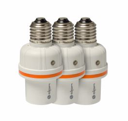 Oprawy do żarówki E27 sterowane pilotem (3szt)