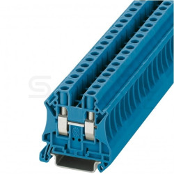 Złączka szynowa przelotowa 2-przewodowa UT 6mm2 1000V 41A niebieska Phoenix Contact