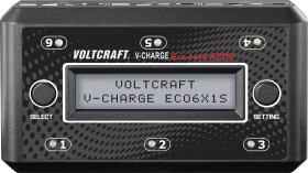 Ładowarka modelarska VOLTCRAFT V-Charge Eco 6x1S 6 A LiHV, LiPo