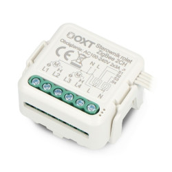 Tuya - 2-kanałowy mini sterownik rolet ZigBee - aplikacja Android/iOS - OXT SWTZ28