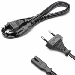 Kabel zasilający przewód C7 RTV TV PS3 ósemka 2pin EU 1.8m