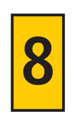 Oznacznik kabli z klipsem Zatrzask HellermannTyton zakres 4.3 → 5.3mm