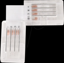 LX900101 LED strip connector, L-shaped, 4-pin, for 8 mm RGB LED strips