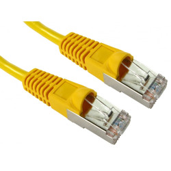 Kabel Ethernet Cat5e długość 1m Z zakończeniem RS PRO PVC l. żył: 8 średnica 5.6mm