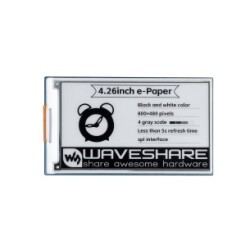 Moduł e-Paper HAT E-Ink 4,26" 800x480 dla Raspberry Pi - Waveshare 26376