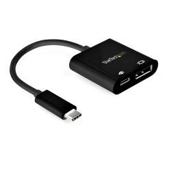 Adapter, 8K, do wyświetlaczy: 1, USB C, USB C, DisplayPort