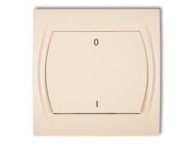 LOGO Wyłącznik 2-biegunowy beżowy 1LWP-9 KARLIK