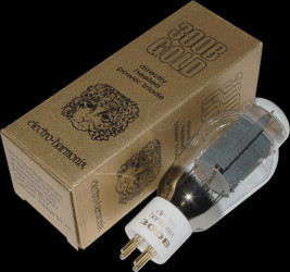 300BEH GOLD Electron tube, directly heated triode, 4-pin, 5 V