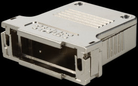 165X13489XE D-sub cap for 25-pin D-sub, metal, large, straight