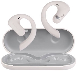 OneOdio OpenRock S Słuchawki otwarte Bluetooth stereo beżowy zestaw słuchawkowy, Walizka, uchwyt nauszny, odporne na pot
