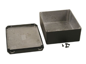 Obudowa Aluminium odlewane szerokość zew. 121 mm długość zew. 176 mm wys. zew. 57 mm Hammond IP65