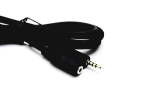 PRZEDŁUŻACZ AUX JACK 3,5 4 POLOWY VITALCO 0,5M 50CM JKP49