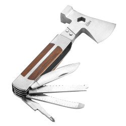 Multitool 11w1 scyzoryk wielofunkcyjny nierdzewny + etui