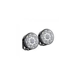 Światła do jazdy dziennej DRL 9x0,5W okrągłe 70mm / URZ3331