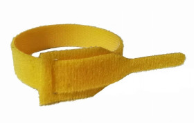 Opaski rzepowe 20x125 BTB Straps żółte