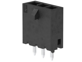 Listwa stykowa PCB 4-pinowe Micro-Fit raster: 3 mm Pionowy 1-rzędowe Molex Otwór przelotowy600 Vrms W osłonie