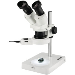 Eschenbach 33213 Stereo Microscope Binocular 20x Dim LED 45&#xB0; View