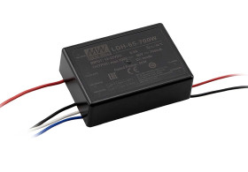 Sterownik LED napięcie wyjciowe: 80V 1.05A napięcie wejściowe: 9.5 → 32 V. stabilizowany prądowo 65W MEAN WELL