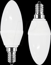 49795 LED lamp C35 E14 4.5W 470 lm NW double pack