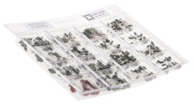 Zestaw kondensatorów PET 405 sztuk THT CCC-21 Nova