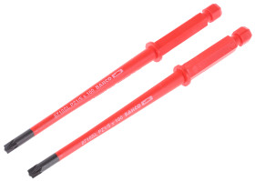 Końcówka wkrętaka rozmiar końcówki: PZ1 Pozidriv Bahco długość ostrza: 100 mm Ostrze wkrętaka