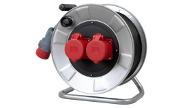 Przedłużacz Siłowy Na Bębnie Metalowym Bordo-320 2X32/5, Wt. 32/5 Opd 5X4 /15M/