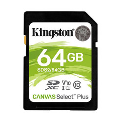Karta SD SD, 64 GB, Kingston Canvas Select Plus -25 → +85°C