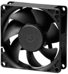 DC axial fan, 12 V, 80 x 80 x 25 mm, 40 m³/h, 22.1 dB, vapo, SUNON HA 80251V4-000U-999