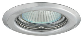 Oczko 50W/12V MR16 IP20 okrągłe stałe stalowe chrom AXL 2114-C GXPP008