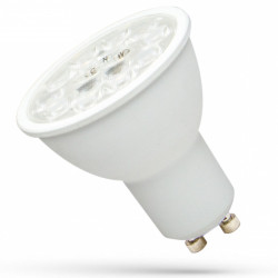 Żarówka LED GU10 6W CCT WW/NW/CW Spectrum, z szoczewką, 3000/4000/6000K