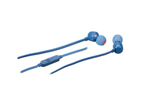 Słuchawki douszne z mikrofonem T110 jack 3,5mm niebieskie JBL