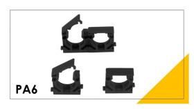 Uchwyt Do Peszla Pa6 Karbowanego Czarny Dn 17 Nr Kat. 795.117.1 /1Szt./