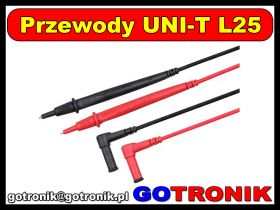 Przewody UNI-T UT-L25 do UT132 UT139 UT213 UT216