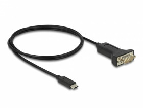 Delock USB 2.0 adapter [1x złącze męskie USB-C - 1x szeregowe (9 pin)] 64195