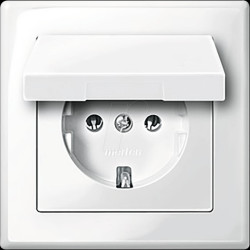 M-Smart socket set with cover, pw glossy