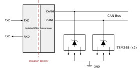 24-V, 30-kV, unidirectional surge-protection diode