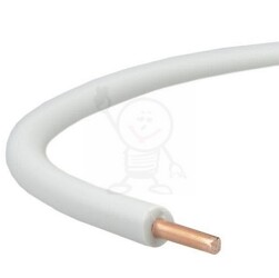 DY 0,75mm2 500V biały NKT H05V-U